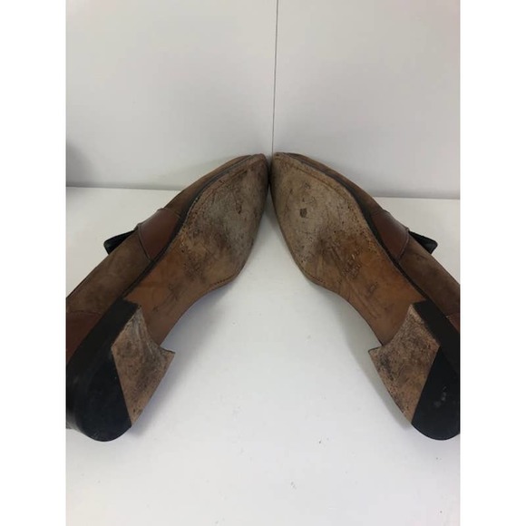 Mezlan Square Toe Strap Accent Slip On Suede Dress Shoes Brown Mens US 11M main image 5